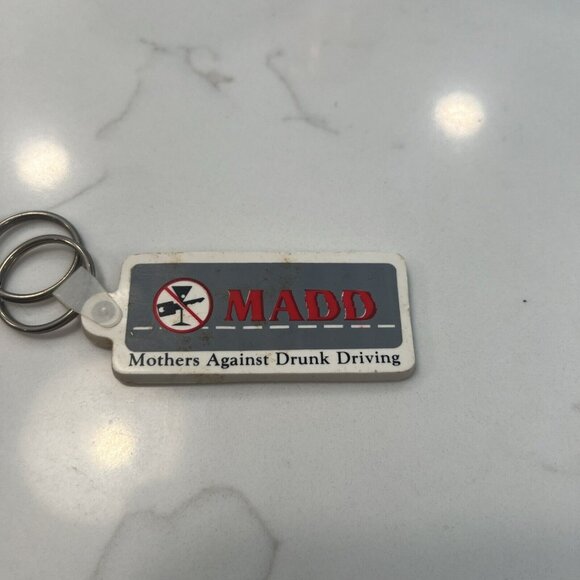 Accessories - Vintage MAAD Mothers Against Drunk Driving Keychain